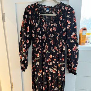 Old Navy Smocked V-Neck Floral Dress - S